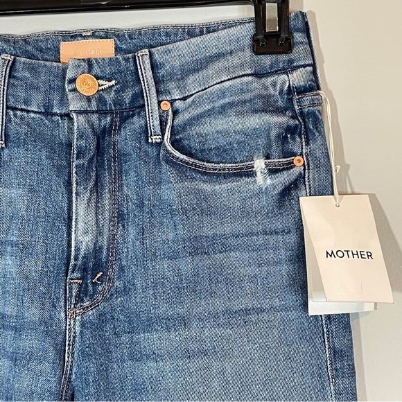 Mother The Looker Ankle Fray Jeans Not Cut & Pasted Size 24 - Picture 11 of 11